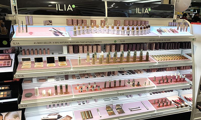 Lawless Ilia Cosmetics Display 