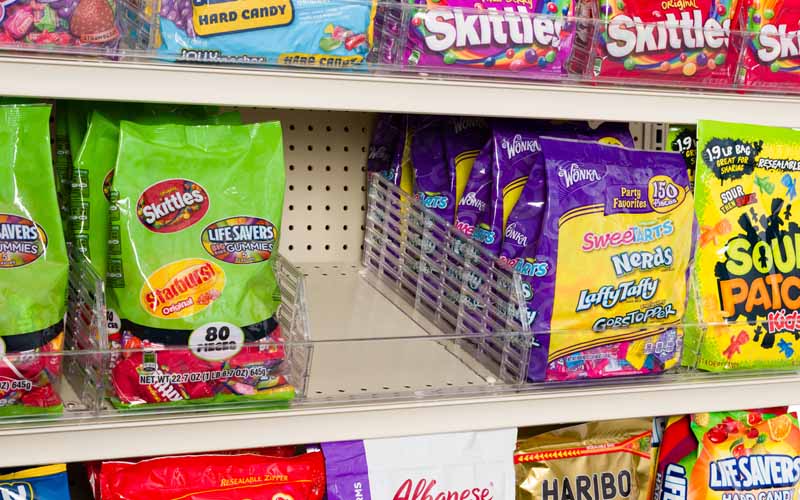 Clearview Organizes Bagged Candy