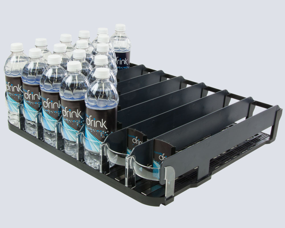 Merchandises 18-24 additional 20 oz bottles per cooler