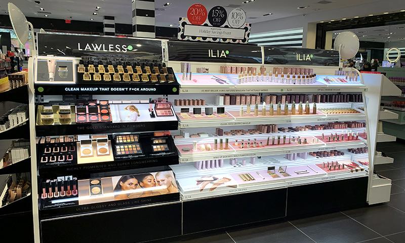 Lawless Ilia Cosmetics Display
