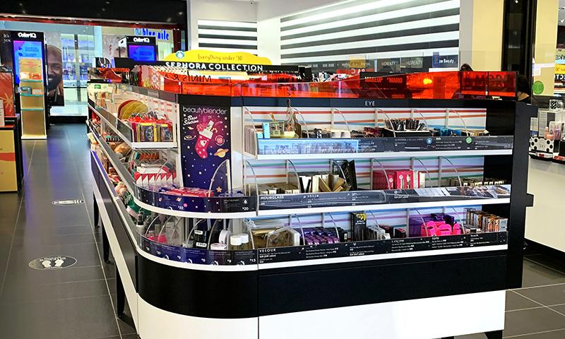 Sephora Bellevue Cosmetics Display